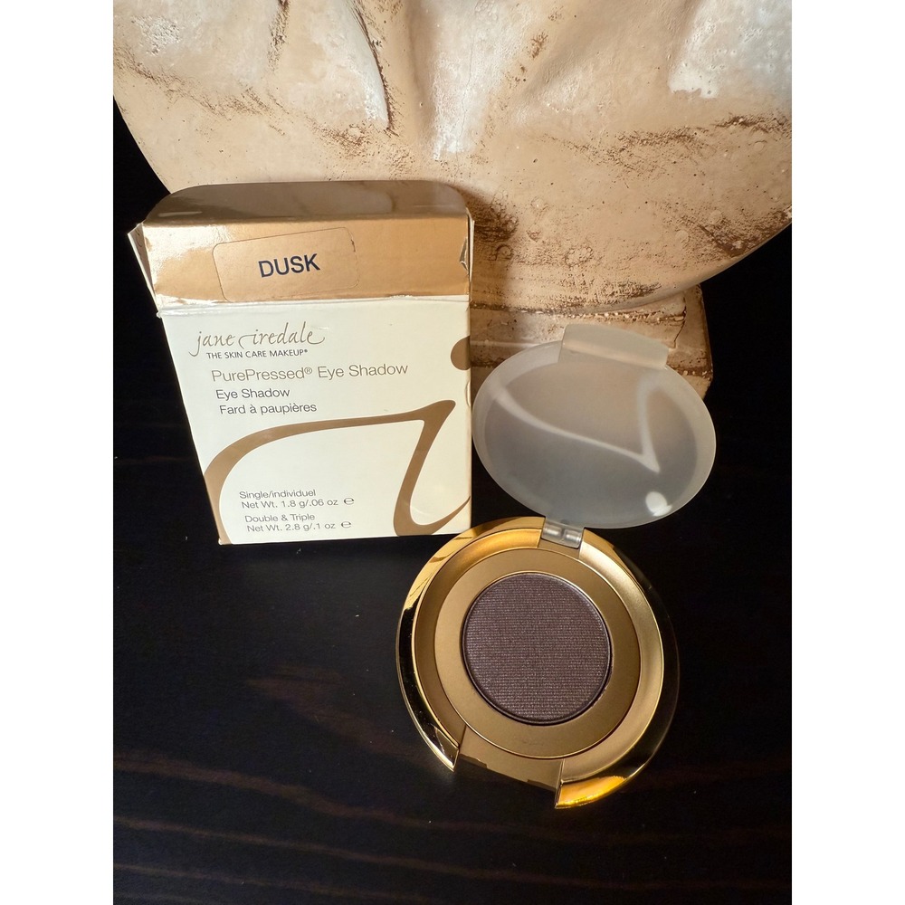 Jane Iredale PurePressed Eye Shadow Single Dusk Brown Coffee Mocha 1.8g 0.06oz